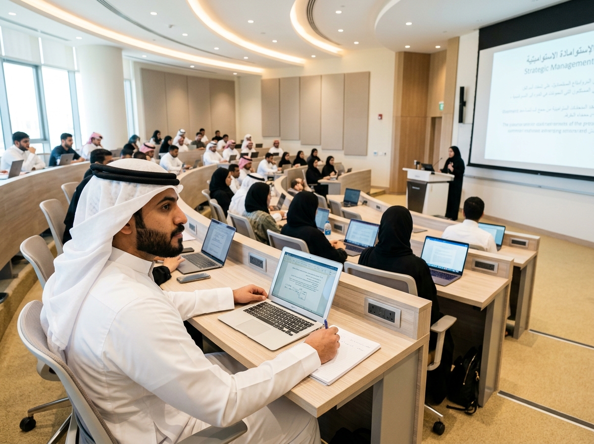 Saudi University Classroom